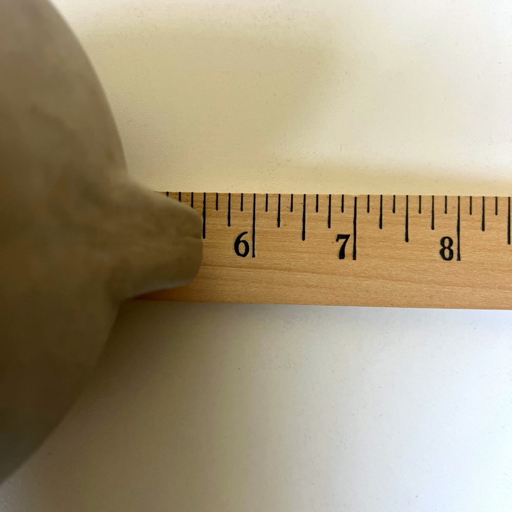 Vintage Studio Pottery Stoneware Garlic Keeper Leaf Mark USA Lid Kitchen Crock - Picture 12 of 14